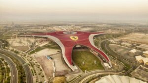 Dynamic Dubai and Abu Dhabi 7 Days Tour Package with dhow cruise, desert safari, Ferrari World, Warner Bros, Miracle Garden, Global Village, Burj Khalifa views
