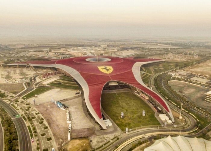 Dynamic Dubai and Abu Dhabi 7 Days Tour Package with dhow cruise, desert safari, Ferrari World, Warner Bros, Miracle Garden, Global Village, Burj Khalifa views