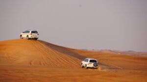 4 Days Dubai Tour Package – Dhow Cruise, Desert Safari, Dubai Aquarium, Dubai Mall, and Musical Fountain with Travel Comfort.